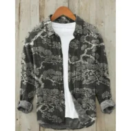 New Casual Printed Hawaiian Shirt Men - Image 3