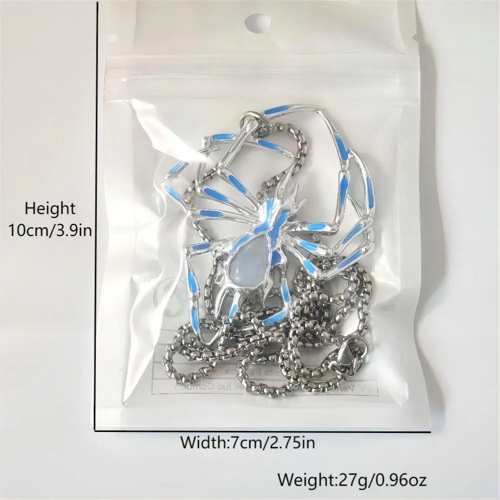 e252148c-301a-481d-96ff-bbacfa7c78b0.webp Halloween Creative Stereo Luminous Spider Necklace Jewerly Glowing Night Fluorescence Antique Vintage Glow In The Dark For Men Women Gift Party Halloween Day Club - Image 3